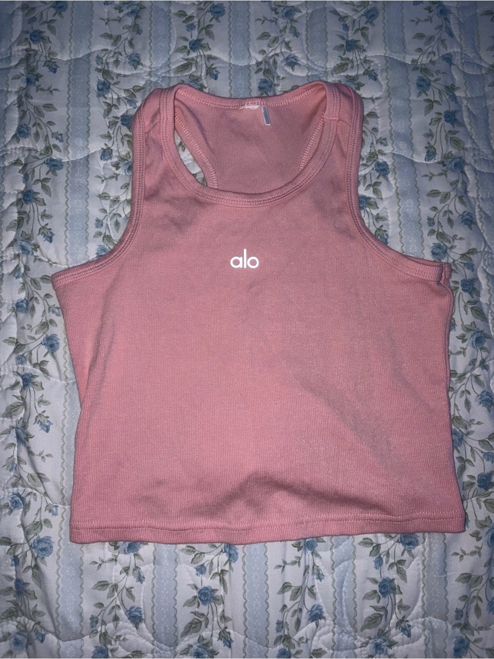 ALO Yoga Ribbed Crop Tank Top